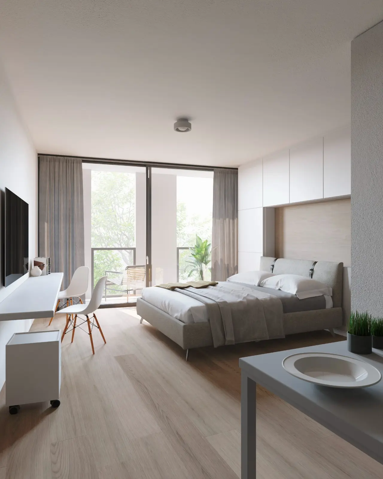 Detalle de habitaciones